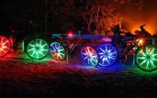 Подсветка для велосипеда – устанавливаем светодиоды на колеса и раму своими руками