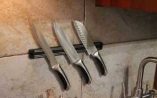 Преимущества и недостатки магнитов для ножей с креплением на стене