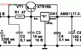 AMS1117-xx — низковольтные интегральные стабилизаторы напряжения, справочник