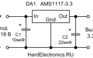 Линейные стабилизаторы LM1117 3.3 в корпусе ТО-220