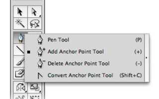 Приёмы использования инструмента «Перо» (Pen tool) в Illustrator