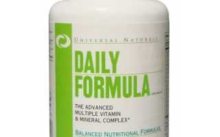 Daily Formula: мощный витаминно-минеральный комплекс от Universal Nutrition