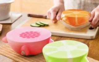 Силиконовые растягивающиеся крышки для посуды: описание и предназначение