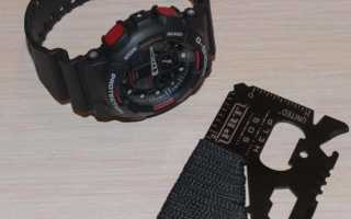 Наручные часы Casio G-SHOCK GA-100-1A4DR из Японии