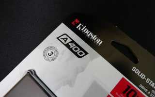Обзор бюджетного M.2 SSD Kingston A400