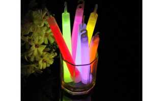 Как сделать светящиеся палочки своими руками?