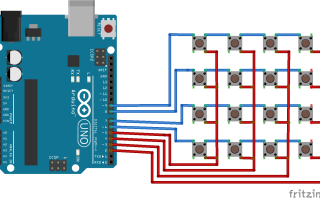 Подключение матричной клавиатуры к Arduino