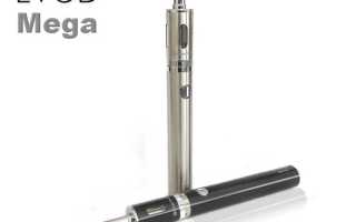 Особенности электронной сигареты Kanger EVOD Mega (1900 mAh)
