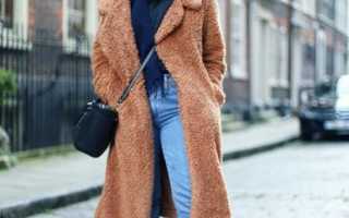 Плюшевое пальто – модный тренд последних сезонов