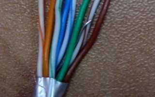 Распиновка витой пары (8 проводов): цветовая схема, последовательность соединения