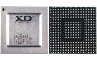 LG LGE35230 (XD Engine). корпус BGA. Перепайка процессора?