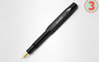 Топ 5: лучшие перьевые ручки