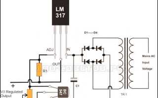 Зарядное устройство на LM317